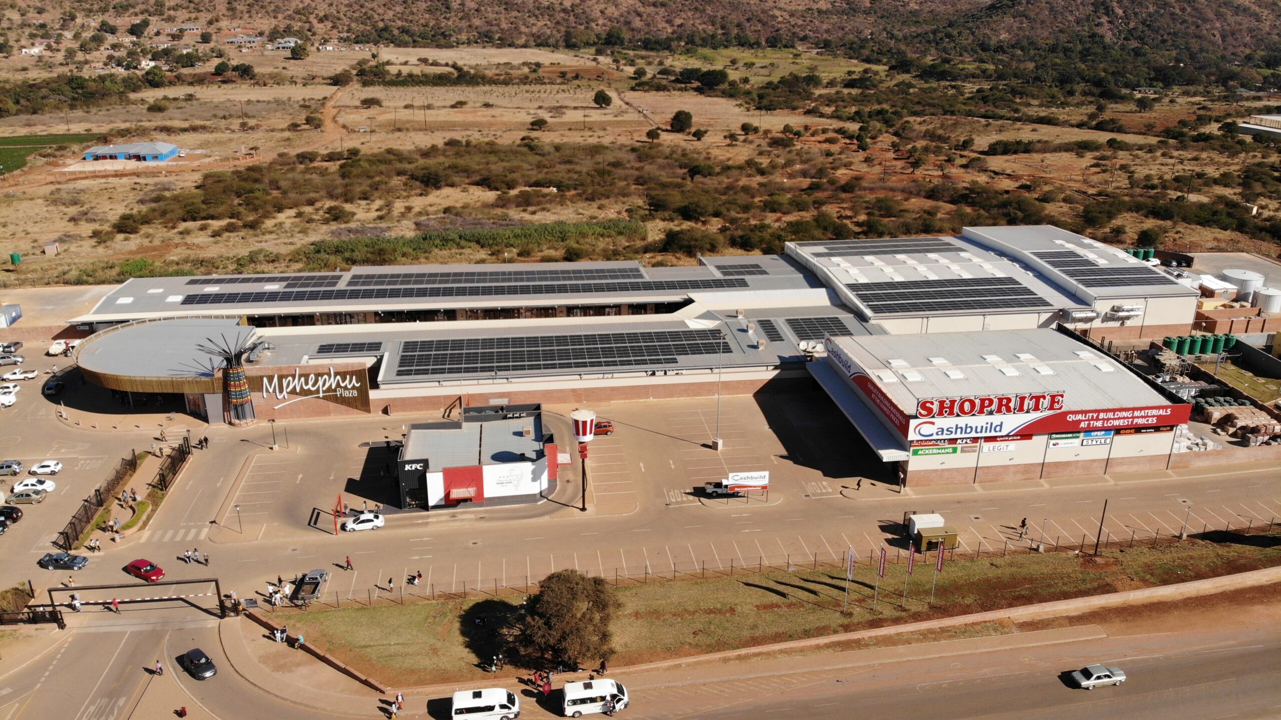 Mpephu Shopping Mall Solar Power 616kWp
