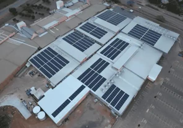 Makhado Crossing large commercial rooftop solar — funded solar model