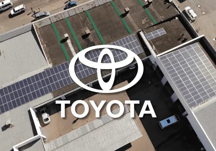 Toyota Piet Retief rooftop solar installation