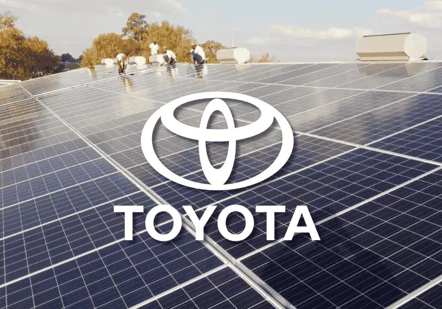 Toyota Standerton commercial rooftop solar installation by SolarXgen