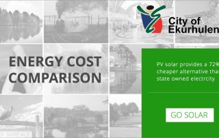 PV Solar versus Ekurhuleni electricity