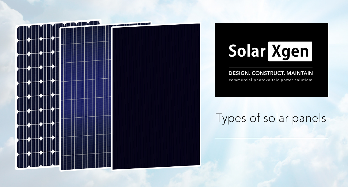 Which type of solar panel does SolarXgen use?